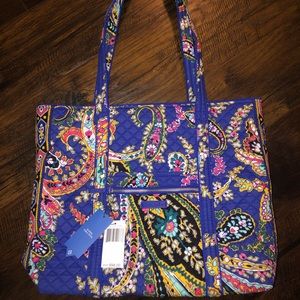 NWT Vera Bradley Iconic Tote in Romantic Paisley